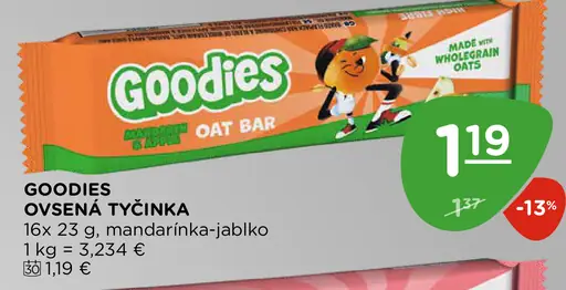 Goodies ovsena tyčinka+