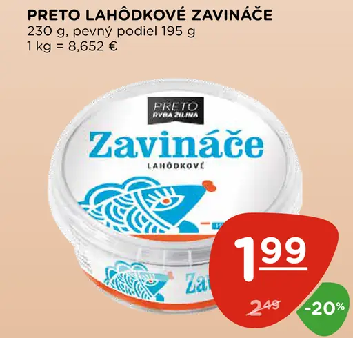 Preto lahôdkové zavináče