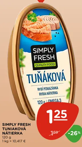 Simply Fresh tuniaková nátierka
