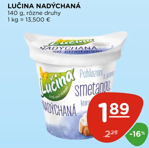 Lučina nadýchaná smotanová