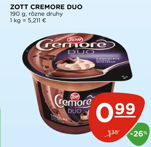 Zott Cremore Duo