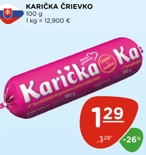 Karička črievko