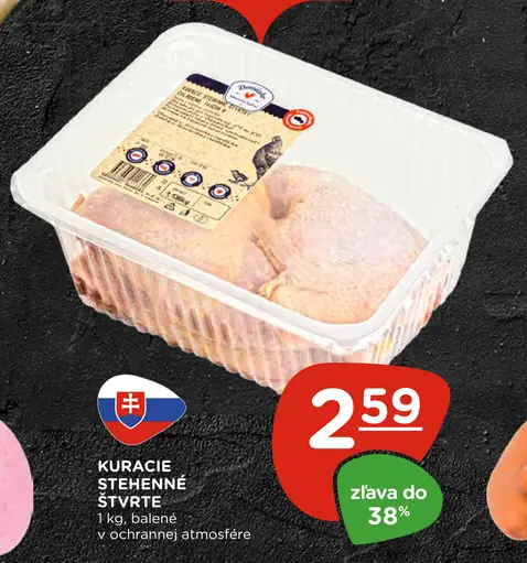 Kuracie stehenné štvrte