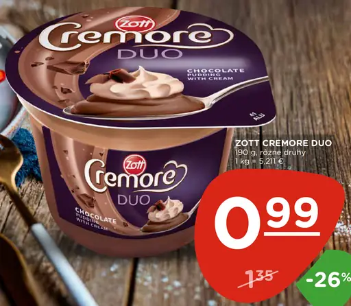 Zott Cremore Duo