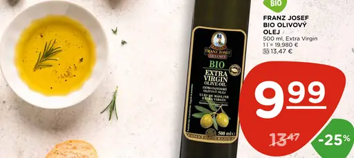 Franz Josef Bio Olivový Olej Extra Virgin