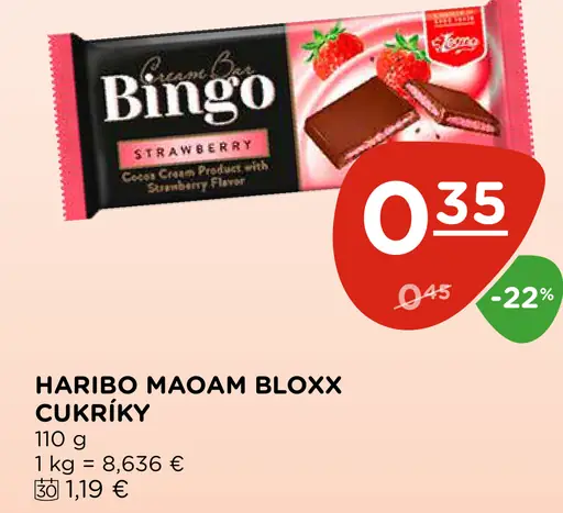 Haribo Maoam Bloxx cukríky