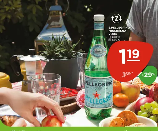 S.Pellegrino minerálna voda