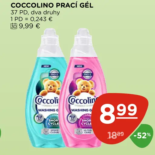 Coccolino prací gél