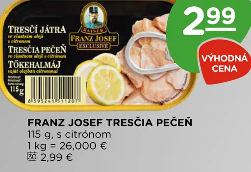Franz Josef Tresčia pečeň