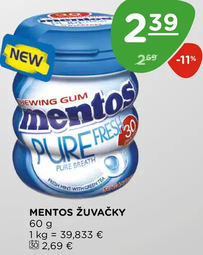 Mentos žuvačky