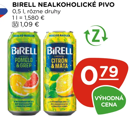 Birell Svetlé nealkoholické pivo