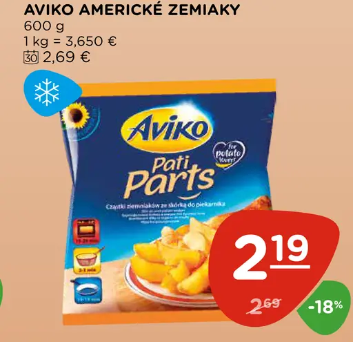 Aviko americké zemiaky