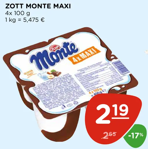 Zott Monte Maxi