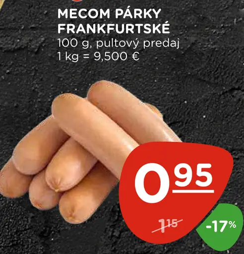 Mecom Frankfurtské párky