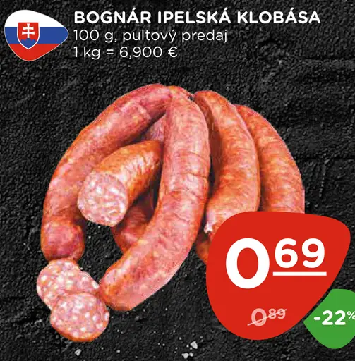 Bognár Ipeľská klobása