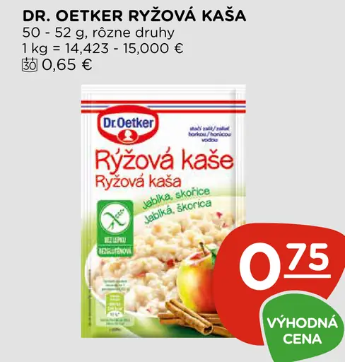 Dr. Oetker ryžová kaša