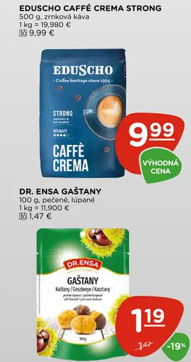 Eduscho Caffè Crema zrnková káva