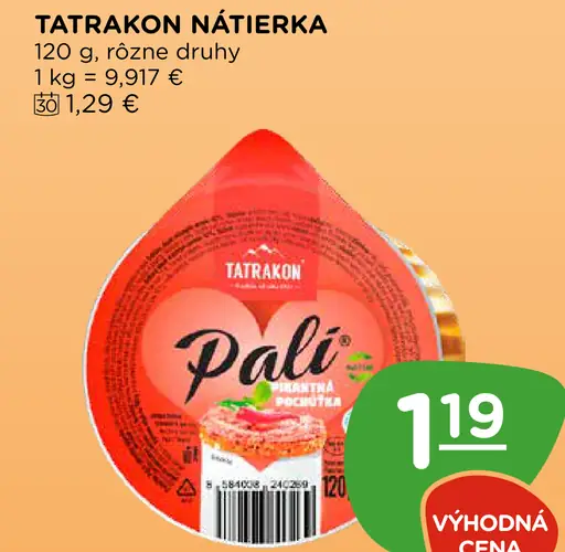 Tatrakon nátierka