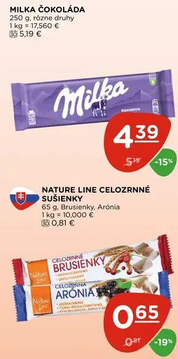 Milka Mliečna čokoláda