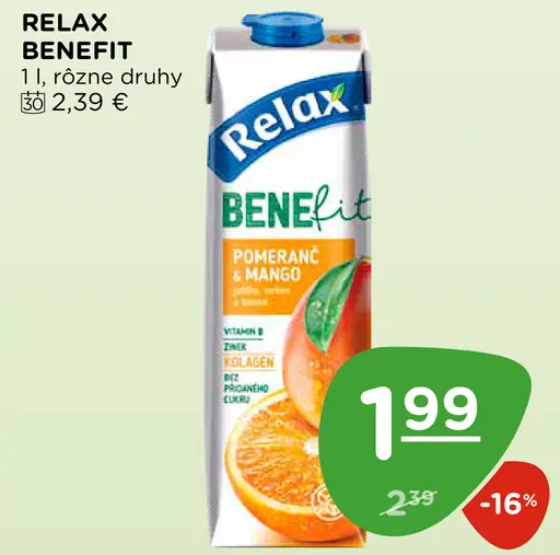 Relax Benefit Pomeranč Mango