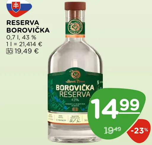 Reserva Borovička