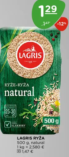 Lagrís Ryža Natural