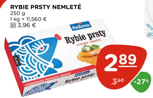 Radoma Rybí prsty nemleté