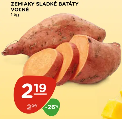Zemiaky sladké batáty