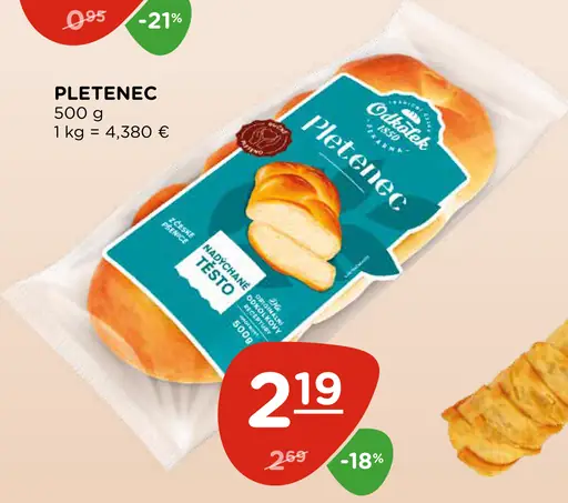 Pletenec pečivo