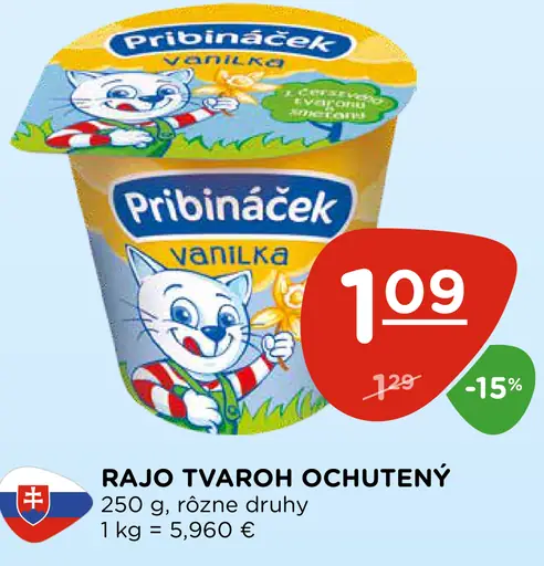 Rajo tvaroh ochutený