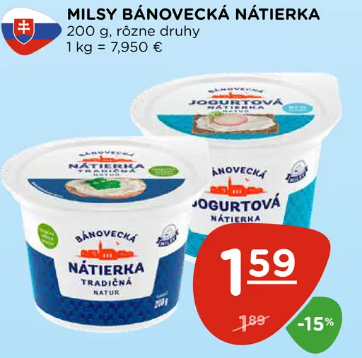 Milsy Bánovecká nátierka