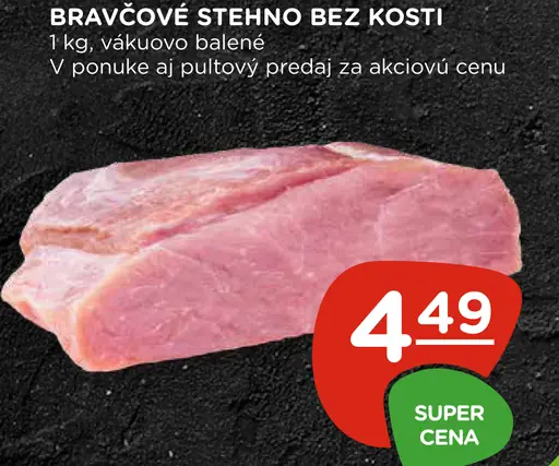 Bravčové stehno bez kosti
