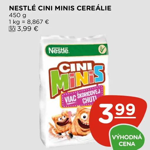 NESTLÉ CINI MINIS cereálie
