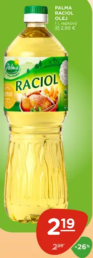 Palm Raciol olej
