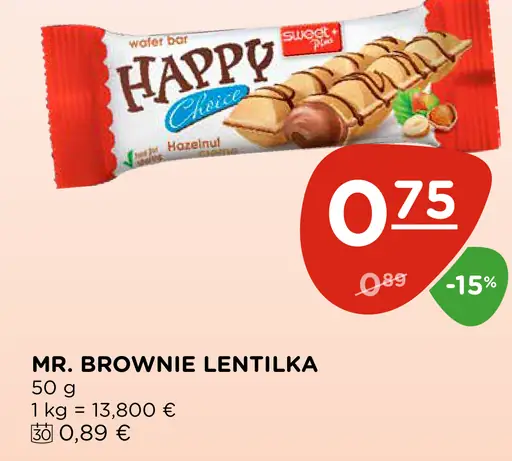Mr. Brownie lentilka