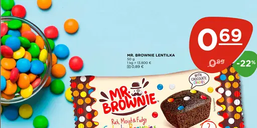Mr. Brownie lentilka