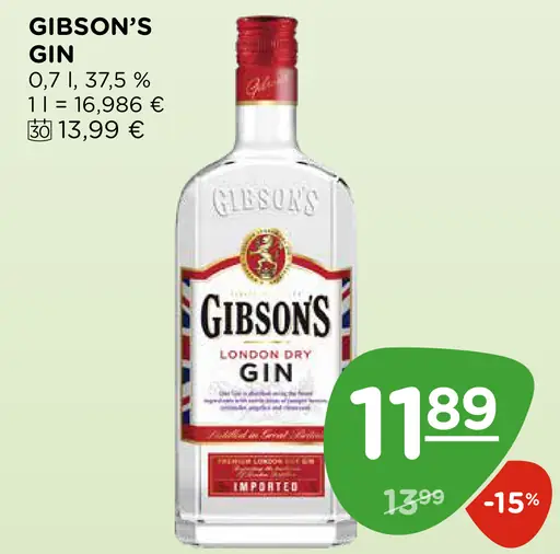 Gibson's Gin