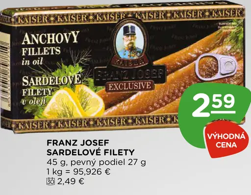 Franz Josef sardelové filety