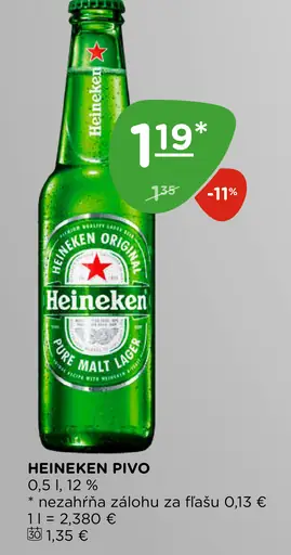 Heineken plechovka
