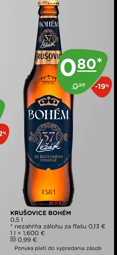 Krušovice Bohem plechovka