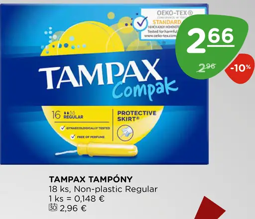 Tampax tampóny