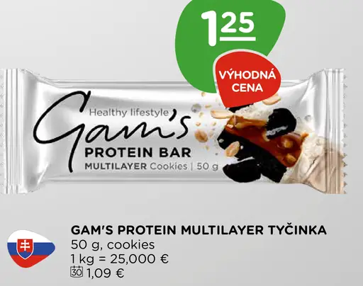 Gam's Protein multilayer tyčinka