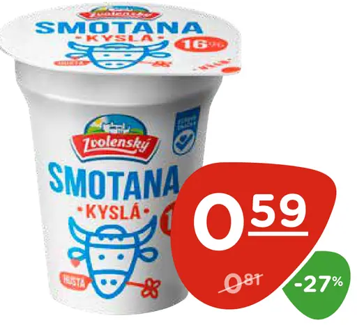 Zvolenský Smotana kyslá