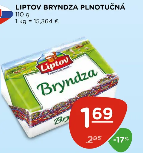 Liptov Bryndza Plnotučná