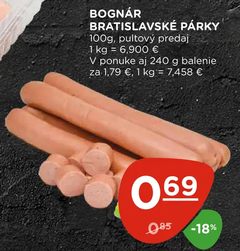 Bognár Bratislavské párky