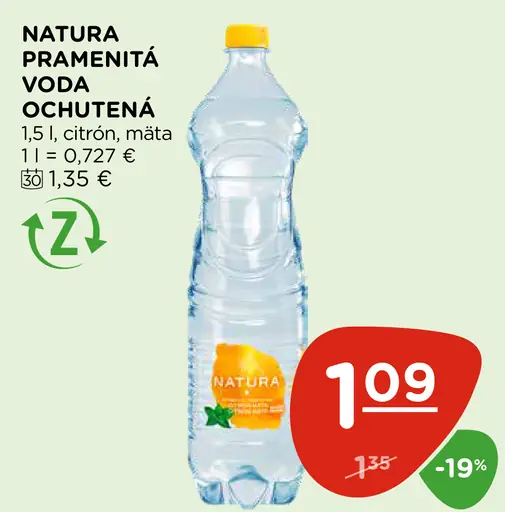 Natura Pramenitá voda nesýtená