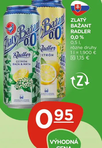 Zlatý Bažant radler