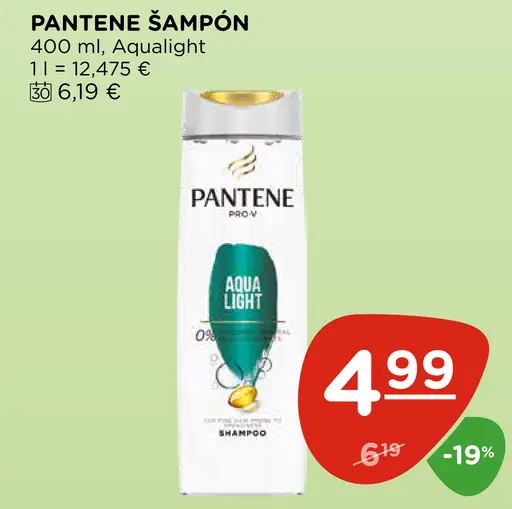 Pantene Šampón Aqua Light