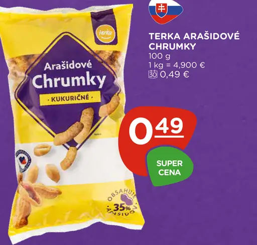 Terka arašidové chrumky