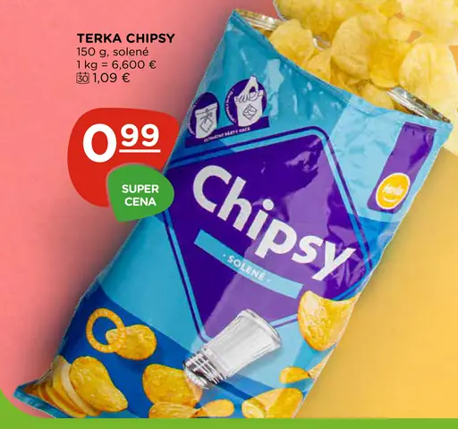 Terka Chipsy solené